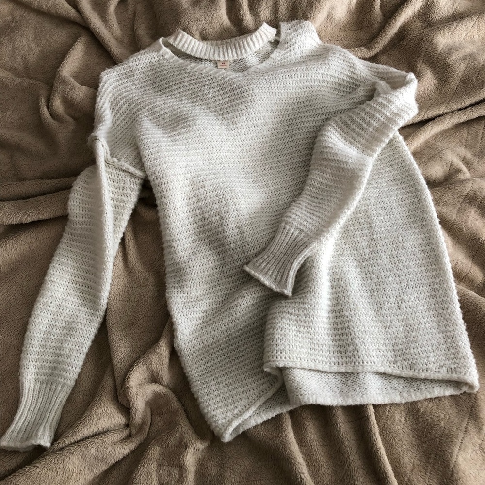 White Mossimo Knit Sweater - Size XS